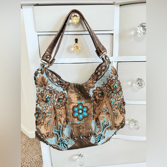 Rare vintage MARY FRANCES Western Bag